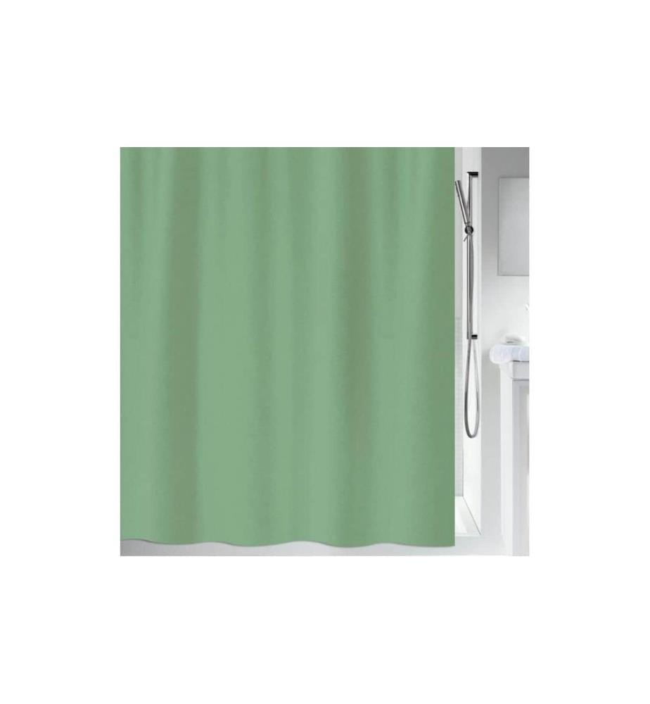 SPIRELLA - Rideau de douche Primo 240 x 200 cm, Vert