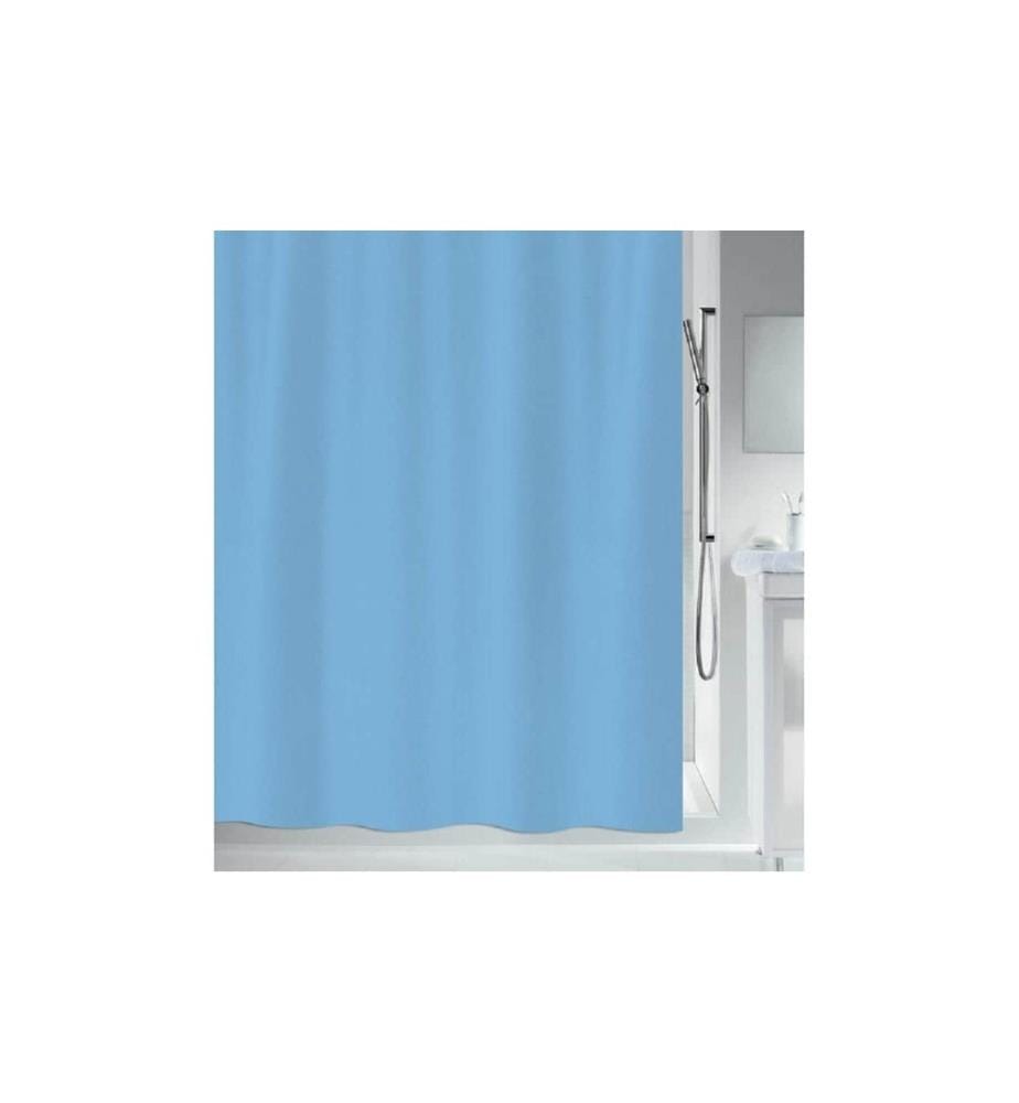 SPIRELLA - Rideau de douche Primo 180 x 180 cm, Bleu clair