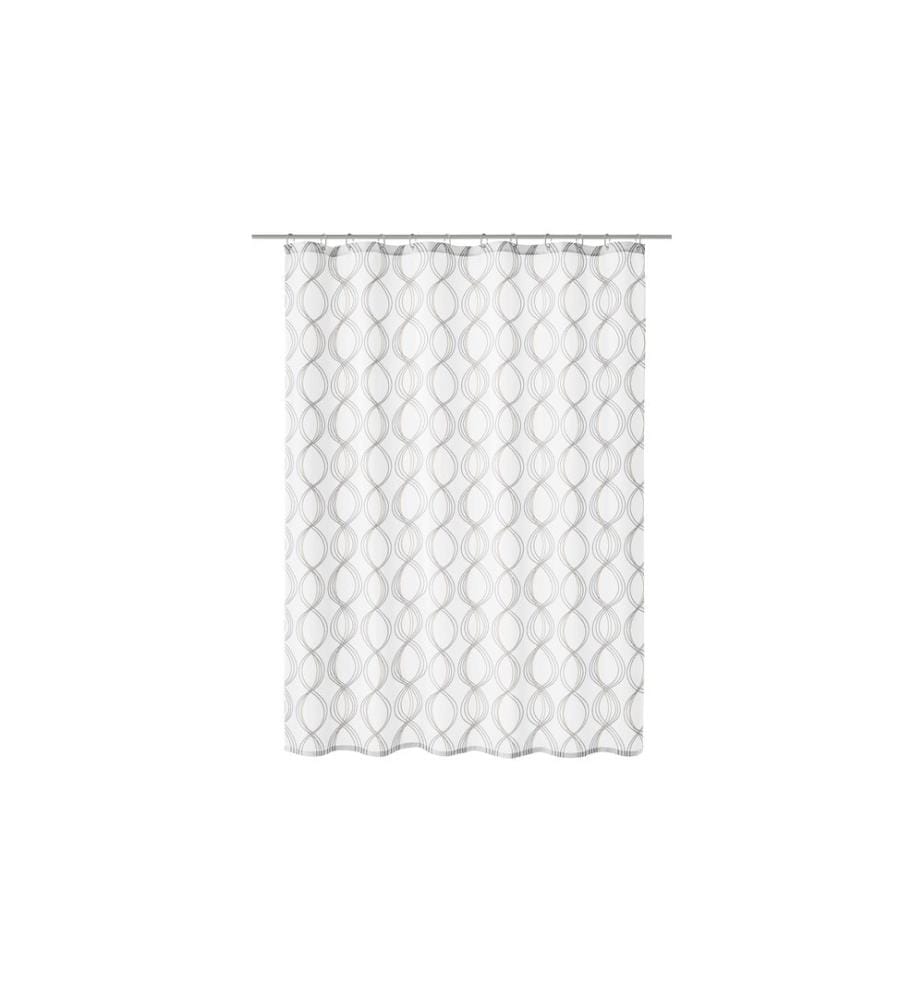 KLEINE WOLKE - Rideau de douche Classy 240 x 180 cm, Blanc