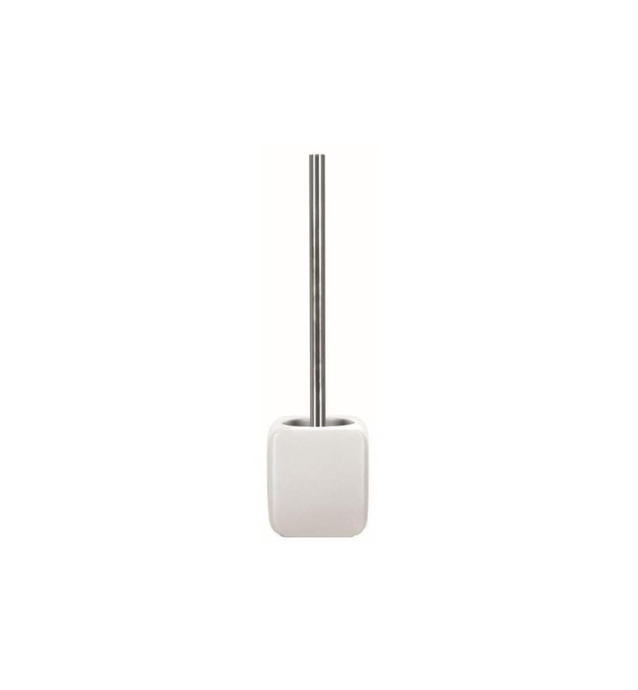 KLEINE WOLKE - Brosse à toilettes Cubic Blanc, grès