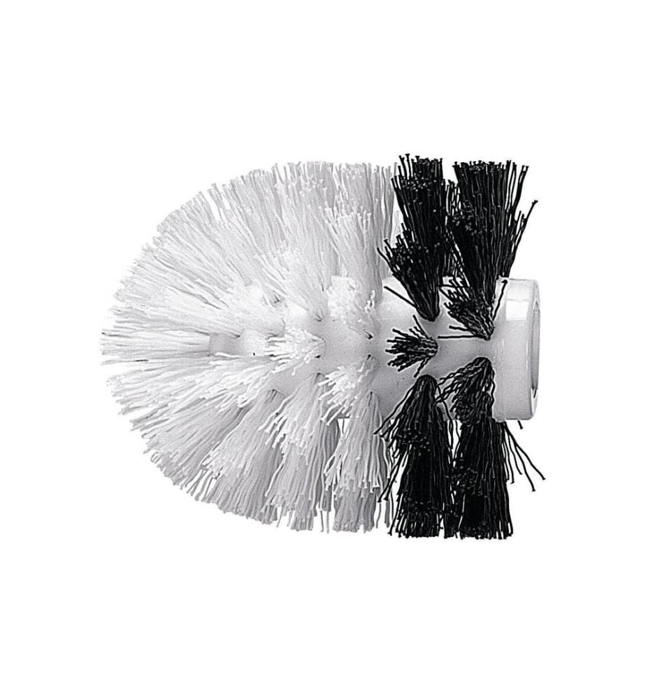 KLEINE WOLKE - Tête de brosse de rechange 1 pièce, noir/blanc
