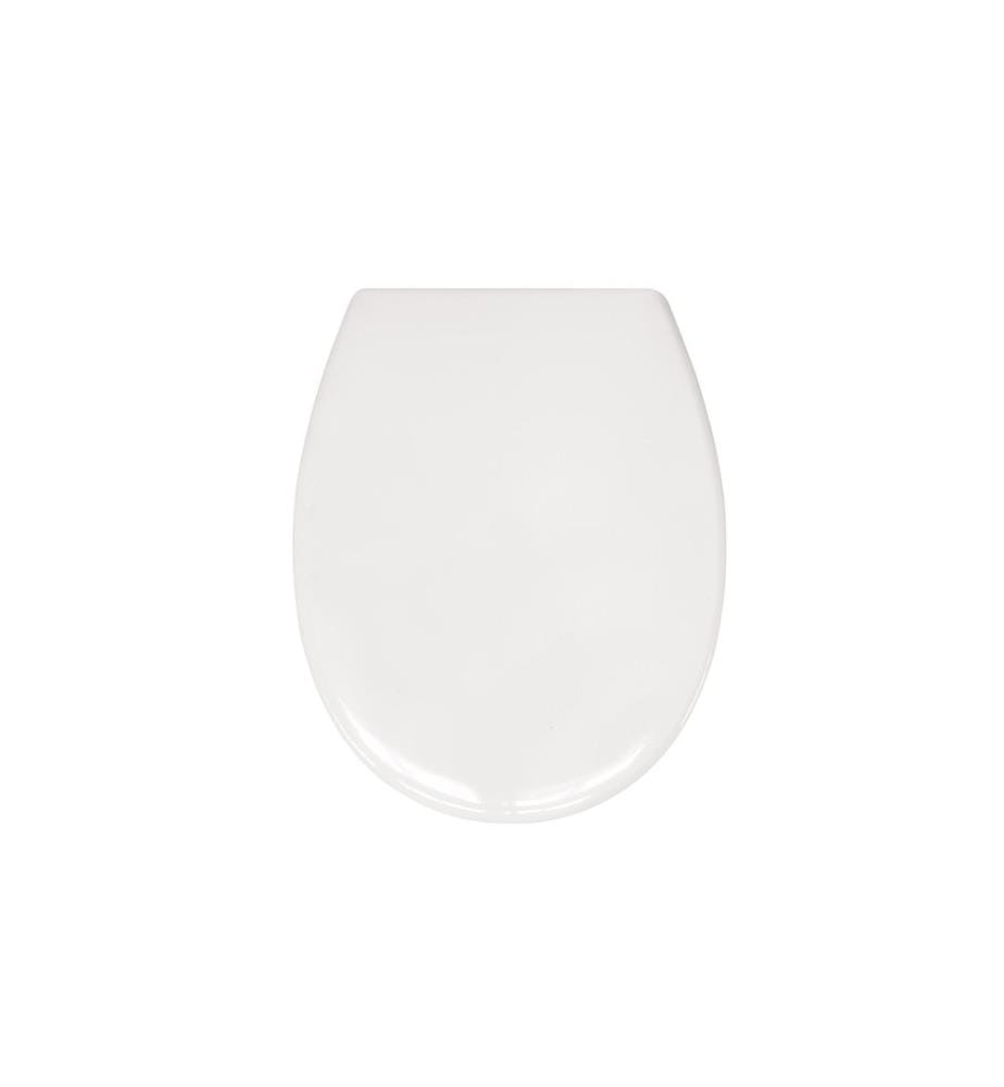 KLEINE WOLKE - Siège de toilette Uni avec abaissement automatique, blanc