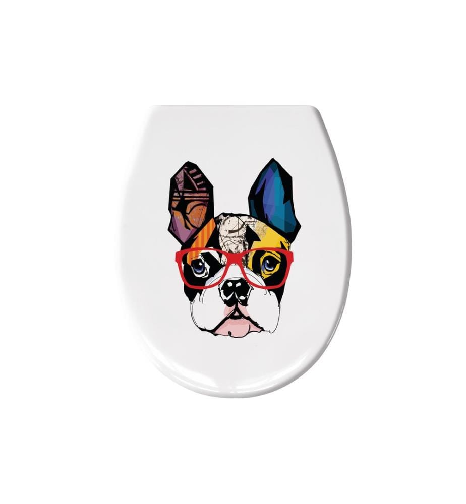 KLEINE WOLKE - Siège de toilette Henry Système d'abaissement automatique, Multicolore