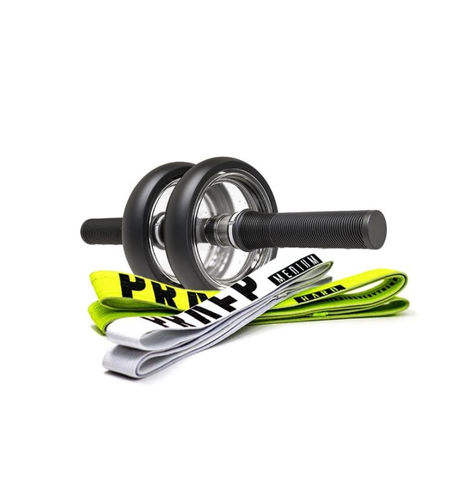 PRAEP - Appareils dentraînement abdominal Core Wheel + Woven Resistance Bands
