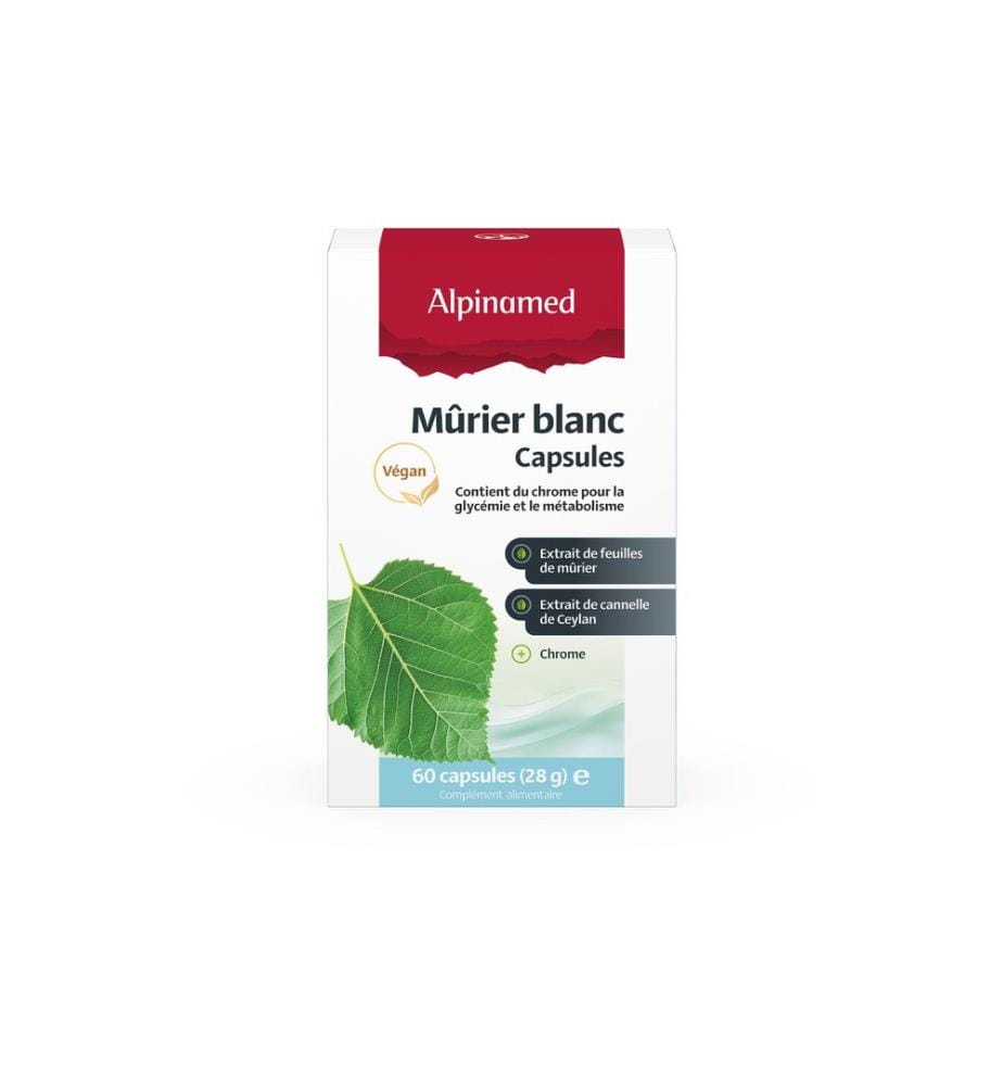 Alpinamed - Capsules de mûrier blanc 60 Pièce/s
