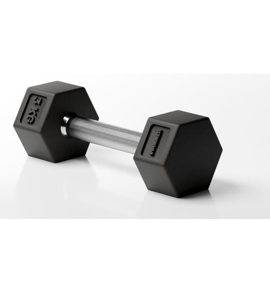 HAMMER - Haltère courte Hexagon PRO 1 x 3 kg