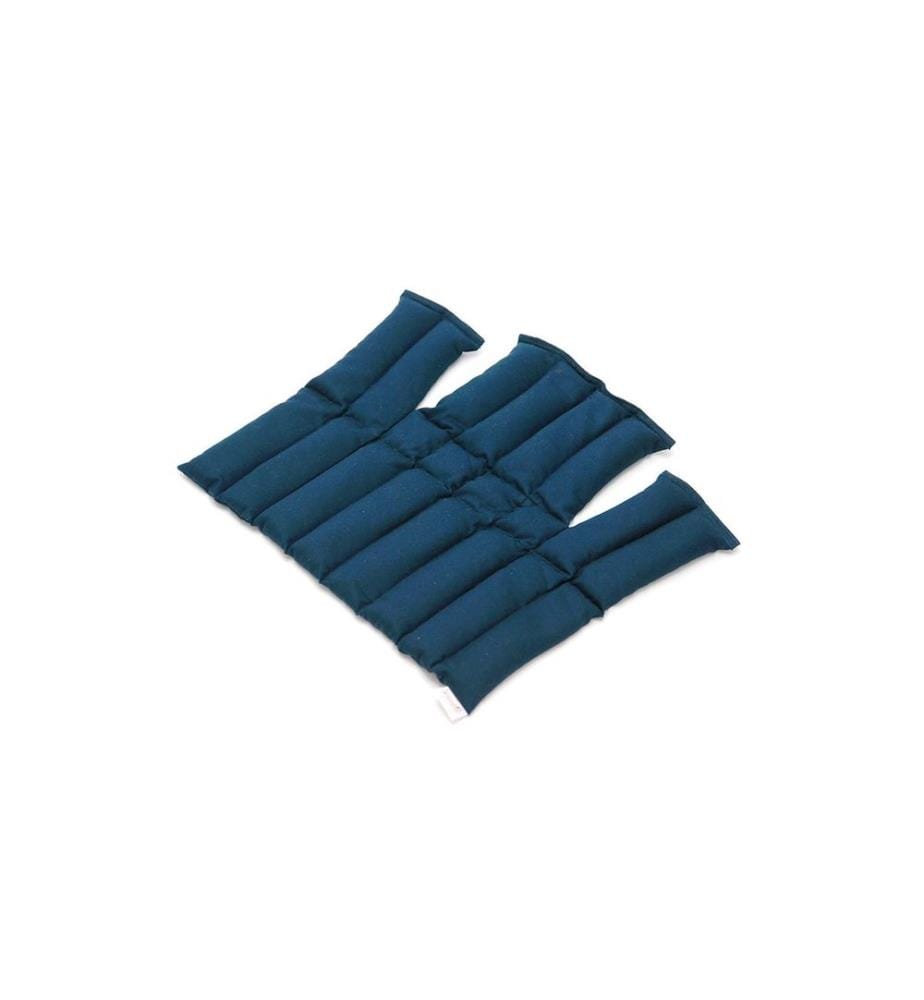 SISSEL Compresse de lin Linum Anatomic 3 pièces, bleu