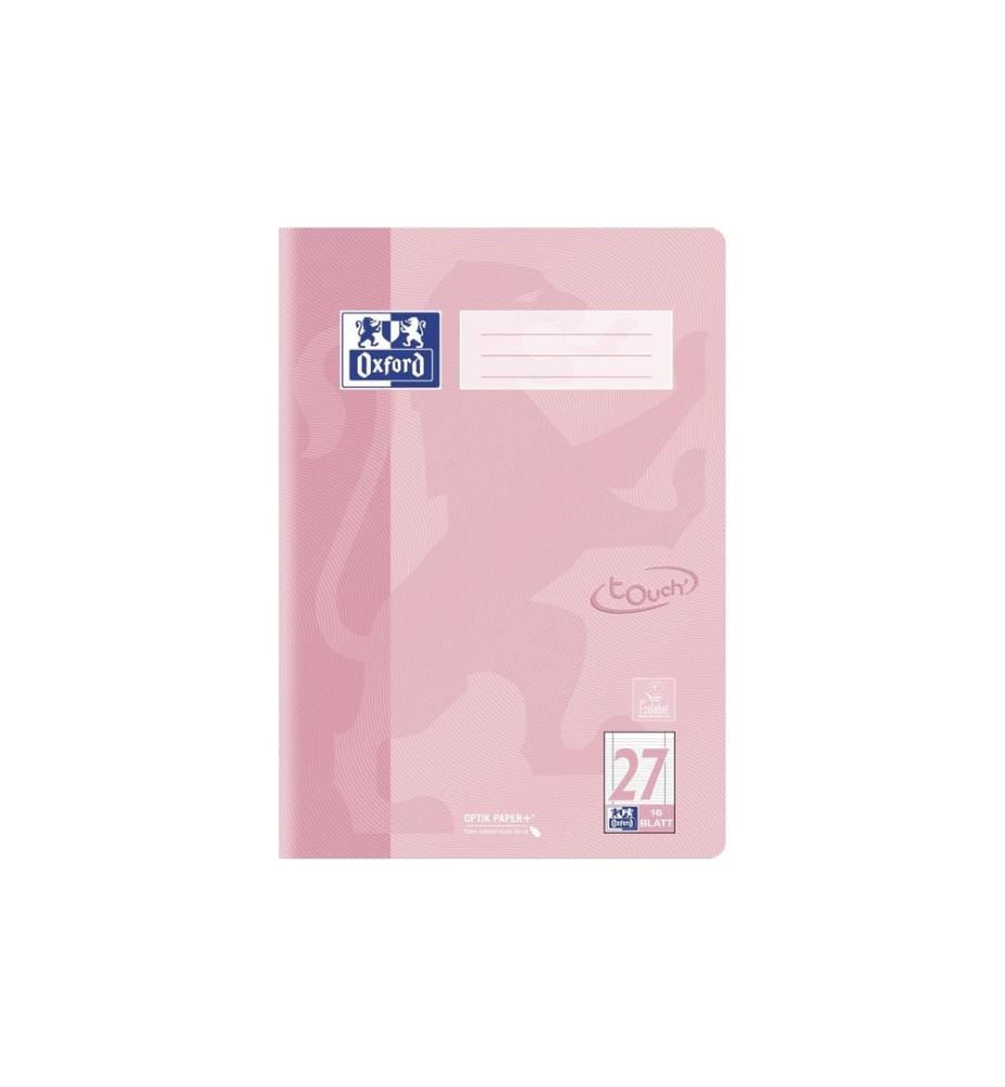 Oxford Carnet de notes A4, À lignes, Corail
