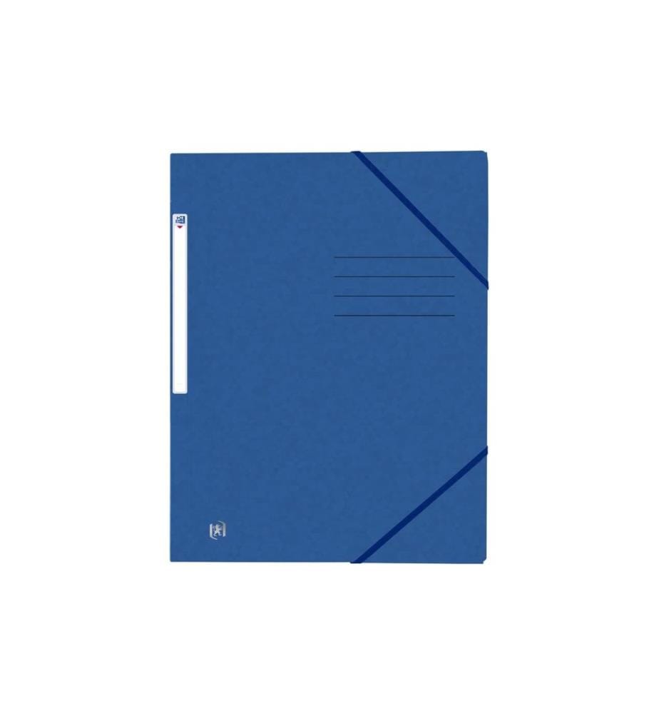 Oxford Portfolio à ruban élastique A4, bleu