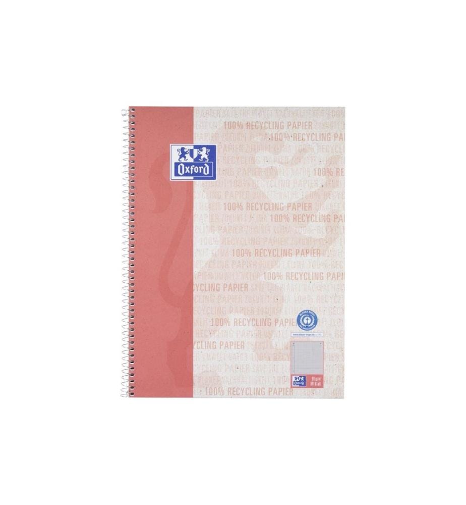Oxford Bloc-notes Bloc-notes collège quadrillé, A4+, rouge