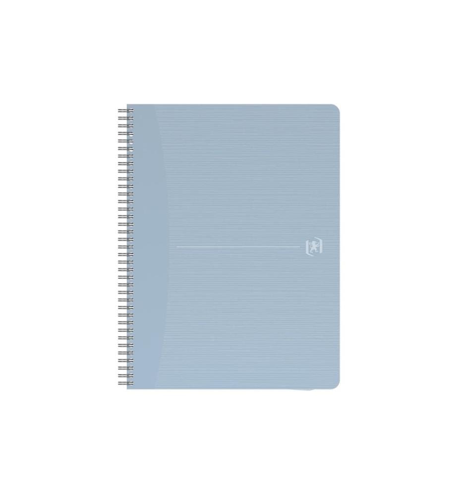 Oxford Carnet de notes Cahier à spirales à carreaux, bleu