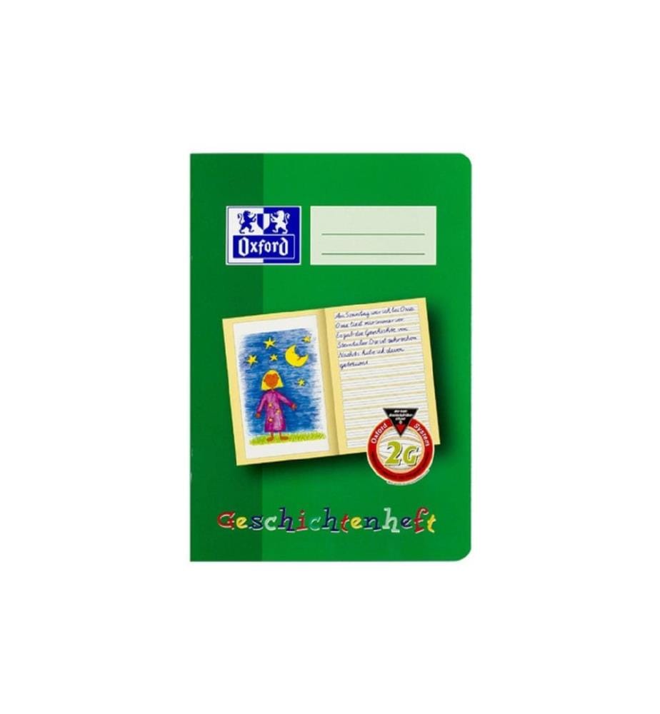 Oxford Cahier d'école A5 ligné, vert