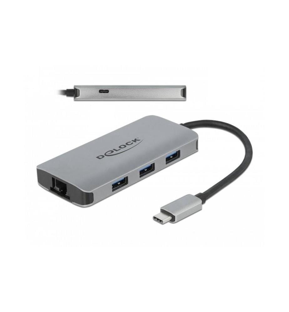 DELOCK - Station d'accueil USB-C  USB-A/LAN/PD 100W