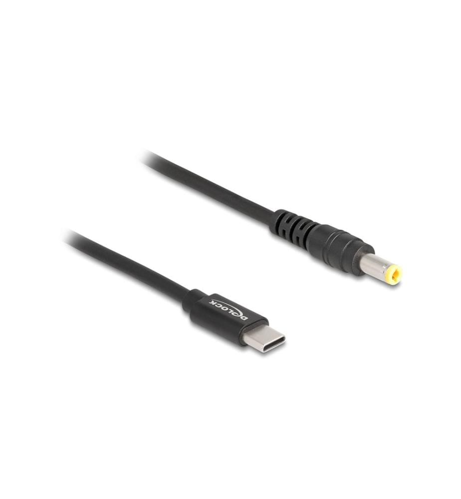 DELOCK - Câble de chargement USB-C vers 5.5 x 2.5 mm mâle 1.5 m