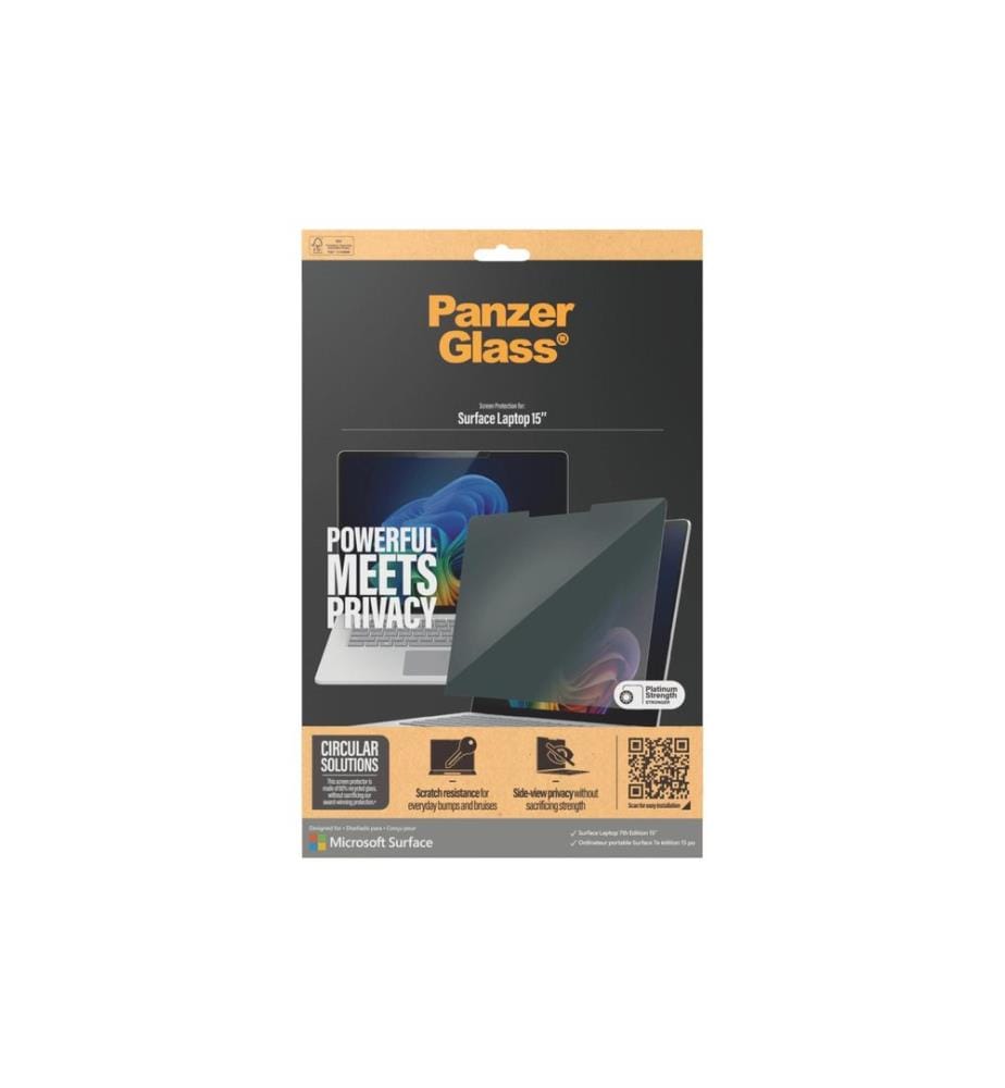 PANZERGLASS - Ultra Wide Fit Privacy Surface Laptop 7. Edition 15