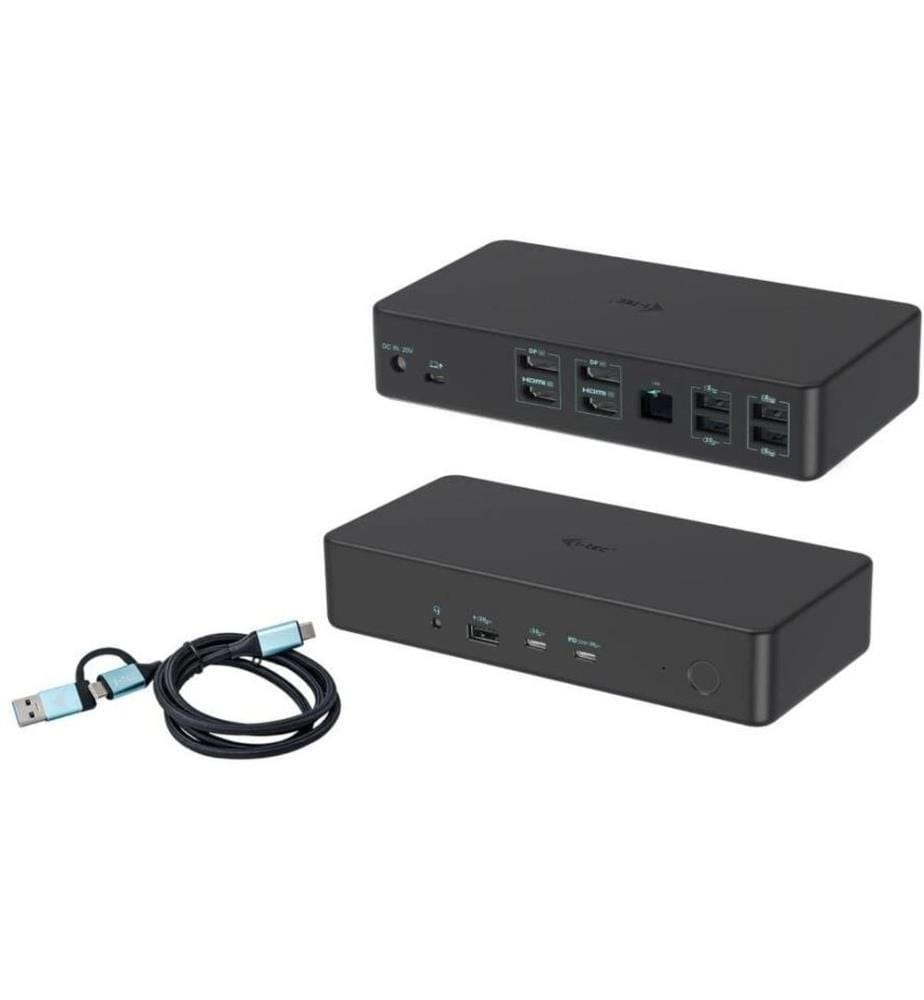 I-TEC - Station d'accueil USB 3.0 / USB-C / Thunderbolt 3 Professional 2x 4K Gen. 2 + PD 100 W