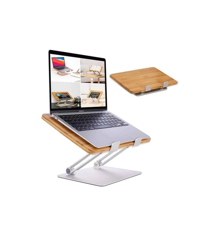 Hennez - Supports dordinateur portable Linus Bambus 17