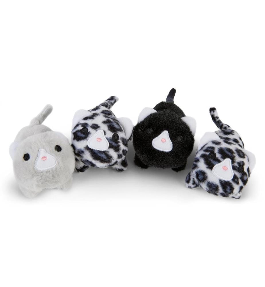 MAMANIMALS - Animal en peluche Bébés chats 4 pièces 9 cm