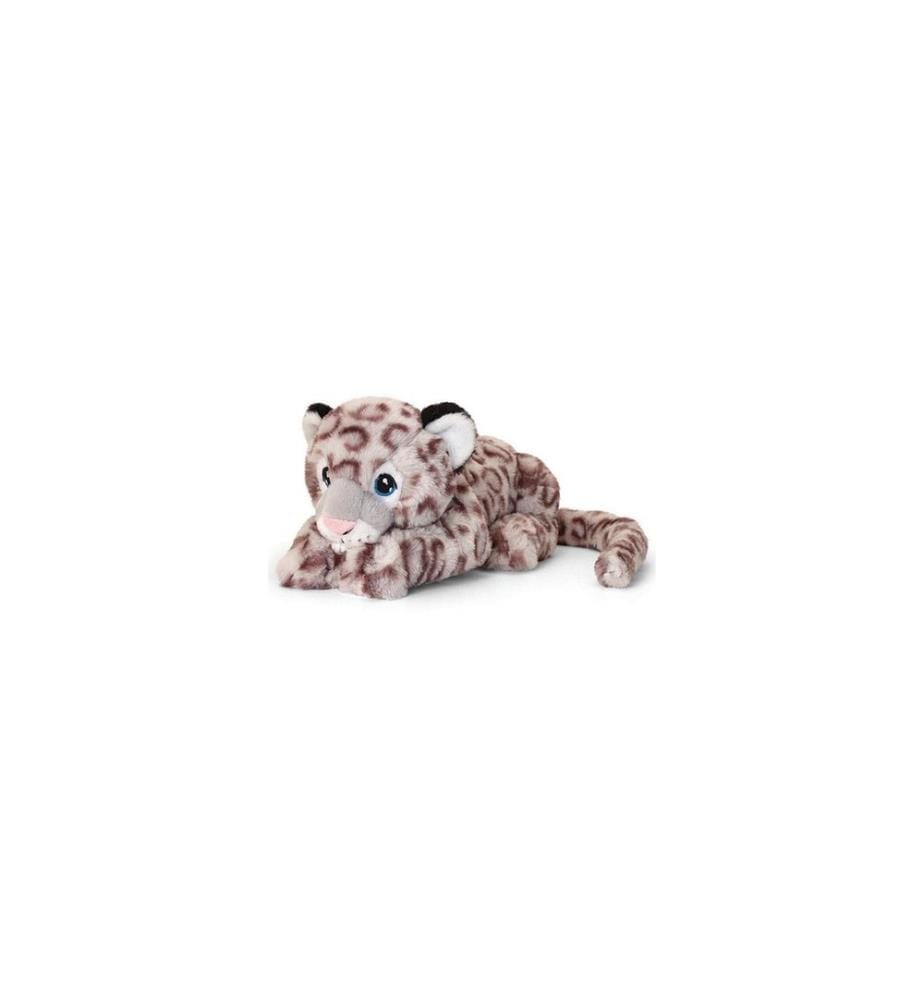 Keeleco - Animal en peluche Léopard des neiges 35 cm