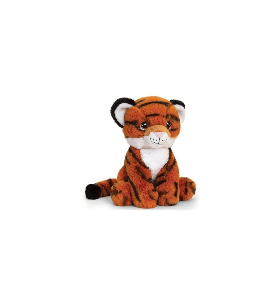 Keeleco - Animal en peluche Tigre 18 cm