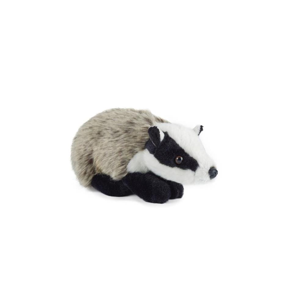 Living Nature - Peluche Blaireau moyen 19 cm