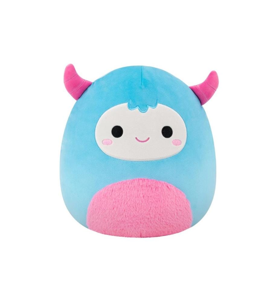 SQUISHMALLOWS - Peluche ventre bleu du yéti 30 cm