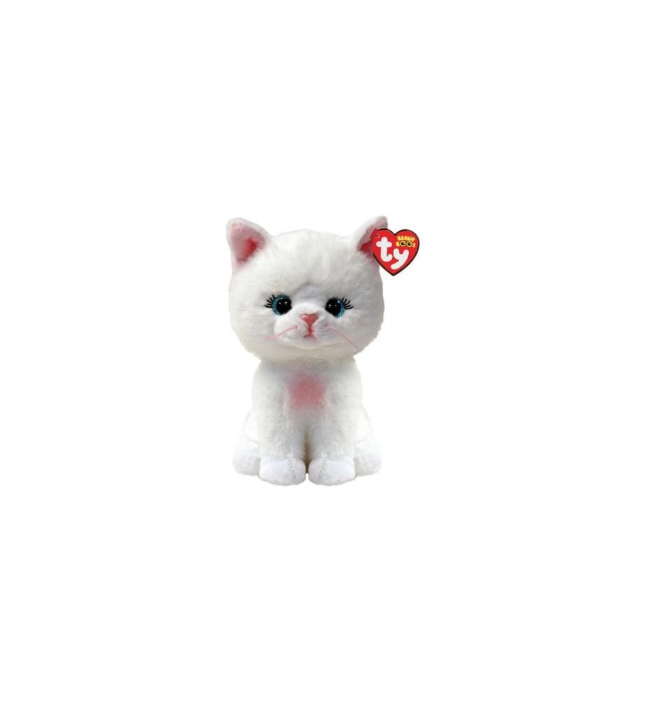 Ty - Peluche Amelia Blanc/rose