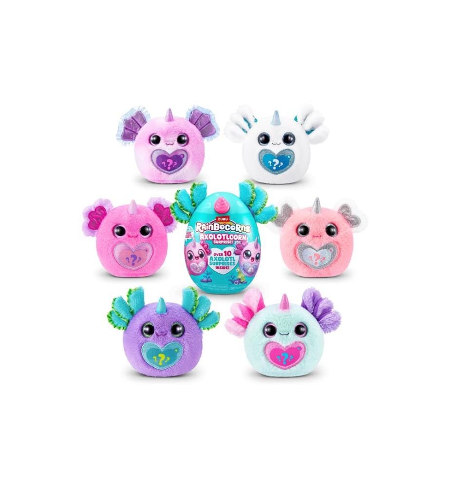 Zuru - Animal en peluche Rainbocorns  Axolotlcorn assorti