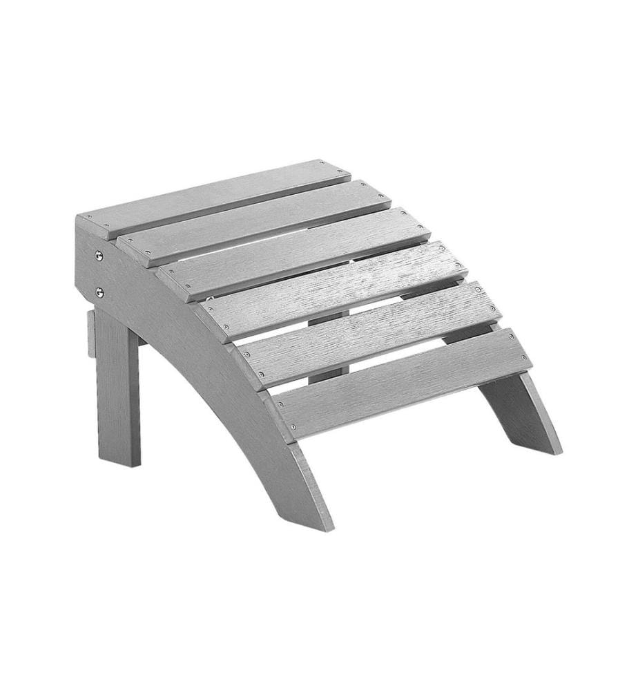 Pouf de jardin ADIRONDACK Gris clair