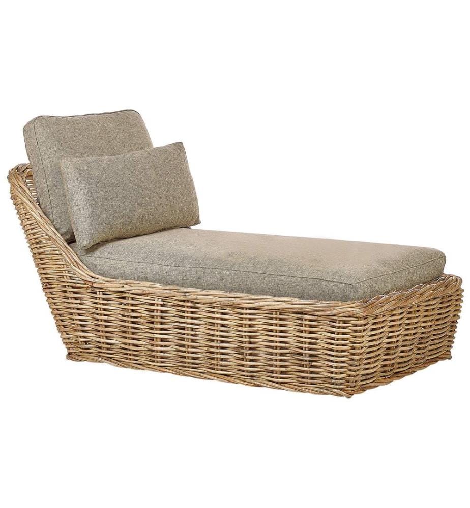 Transat avec coussin BELSITO Rotin Naturel
