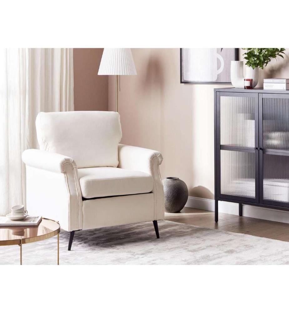 Fauteuil VIETAS Tissu Blanc