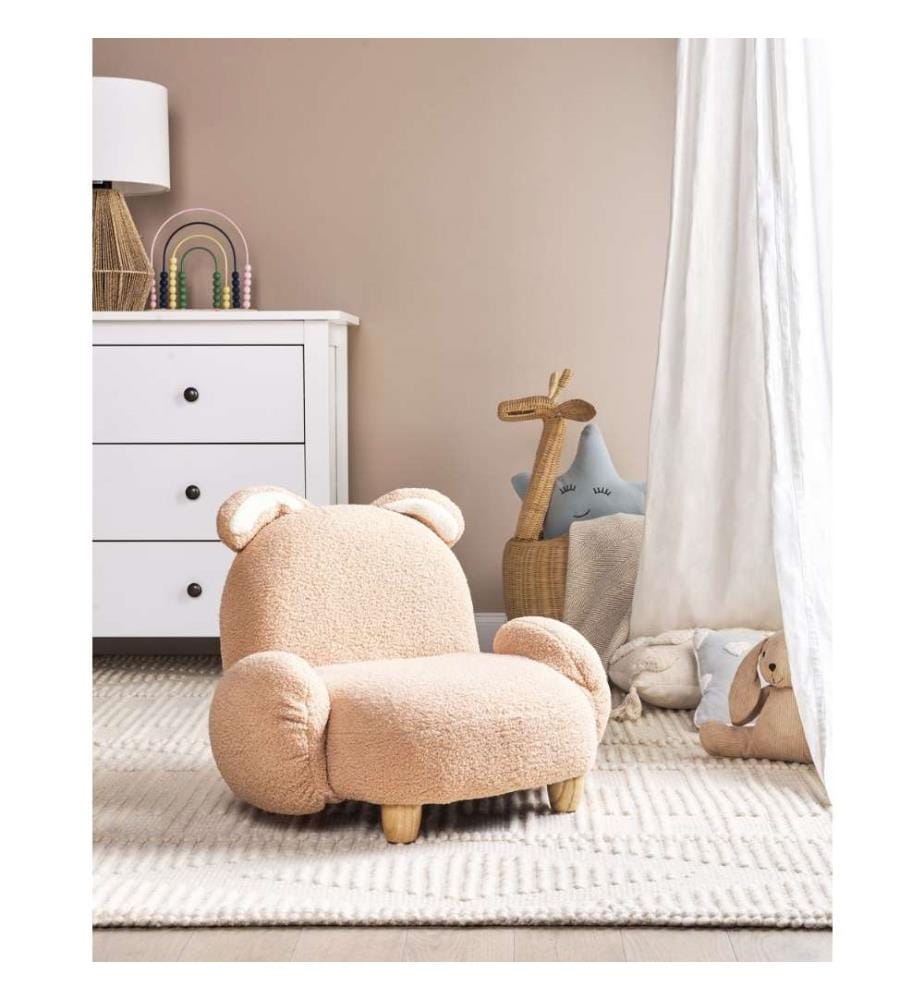 Fauteuil pour enfants Lapin KANNA Bouclé Beige