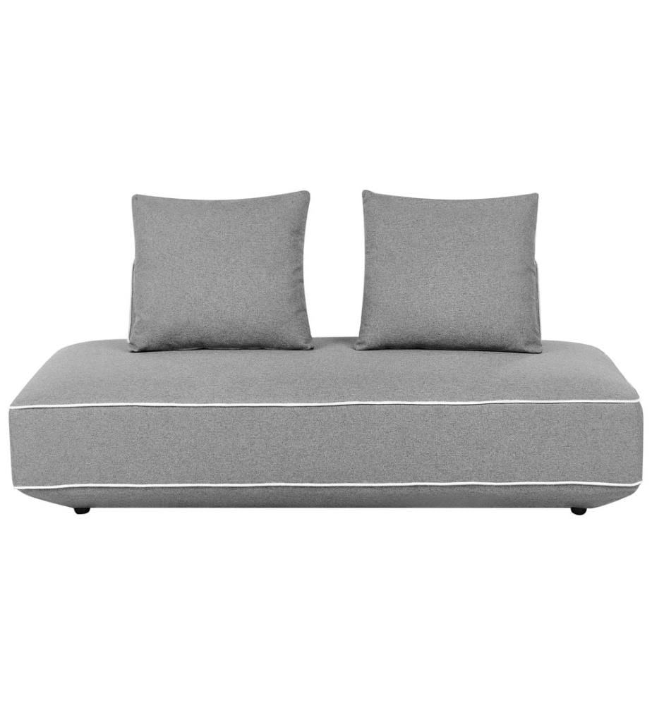 Chaise longue SEILLANS Tissu Gris