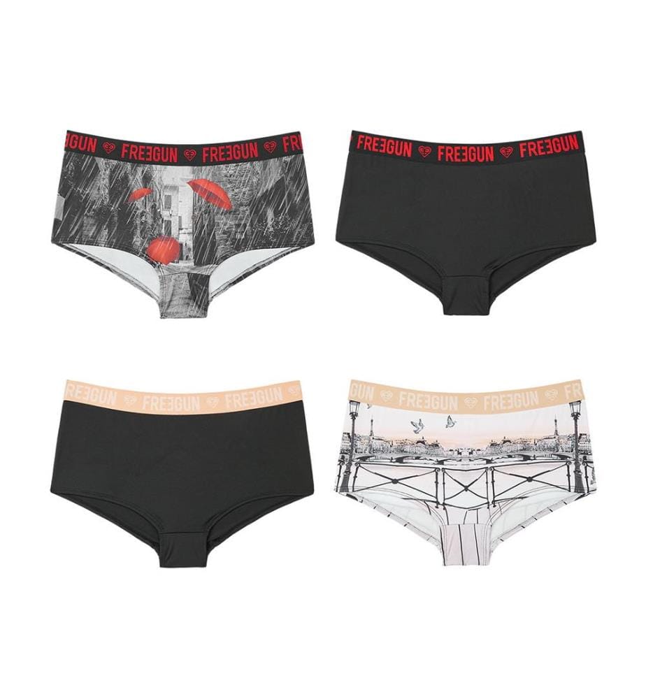 Lot de 4 Shortys Miss - Multicolore