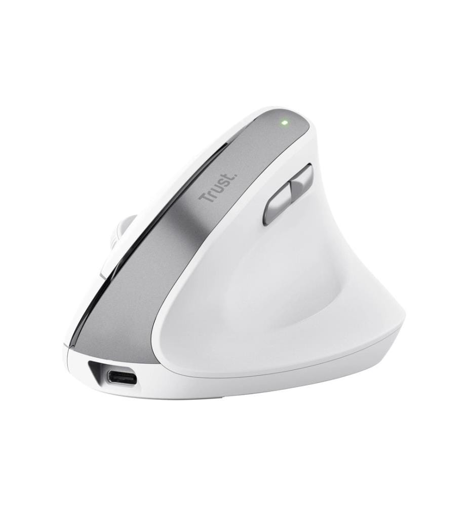 TRUST - Souris ergonomique Bayo II Blanc