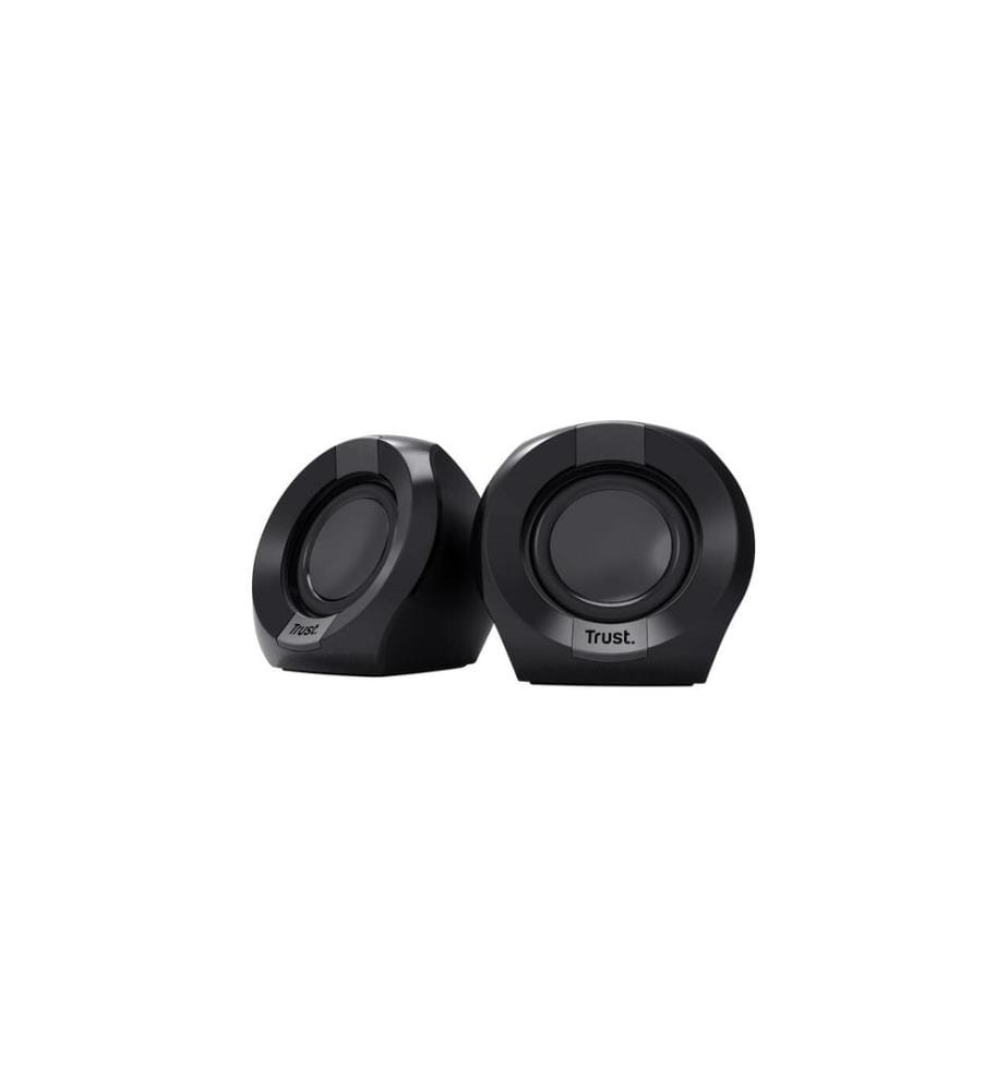 TRUST - Haut-parleurs de PC Set Polo 2.0 Kit d'enceintes 2.0 Noir