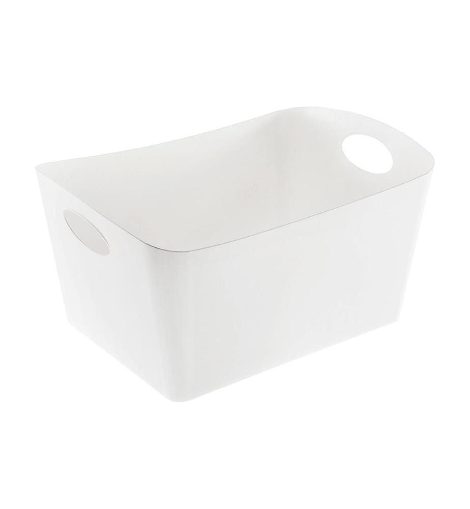 KOZIOL - Panier de rangement Boxxx L, Blanc, 15 l