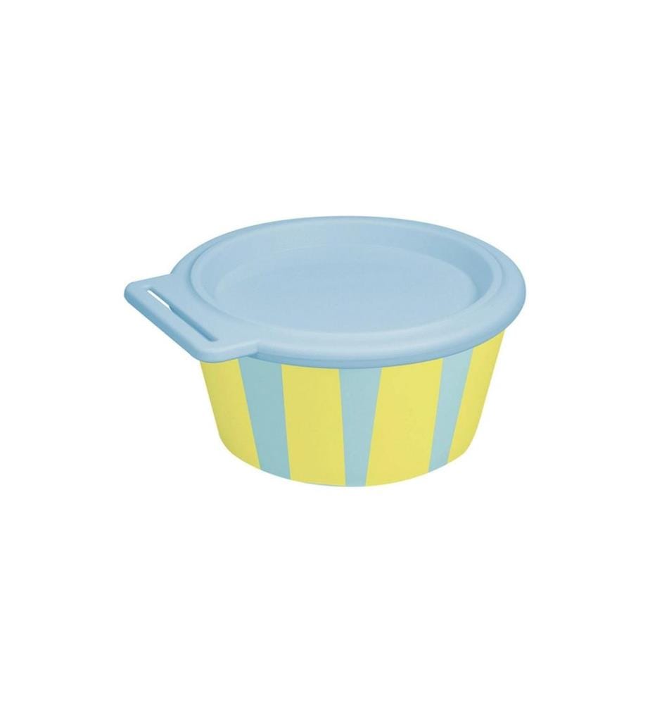 KOZIOL - Coupe Nora Box Stripes 11 cm, 1 Pièce/s, Sweet Blue