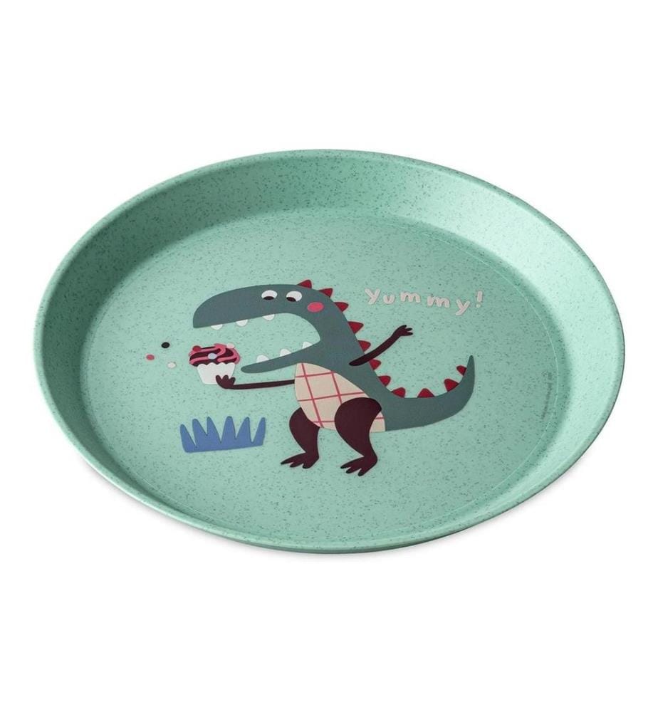 KOZIOL - Assiette pour enfant CONNECT REX sage green 400 ml