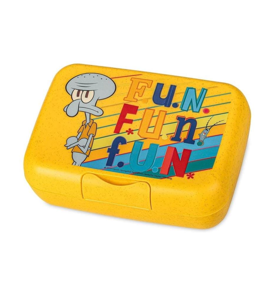 KOZIOL - Boîte casse-croûte CANDY L SQUIDWARD honey yellow