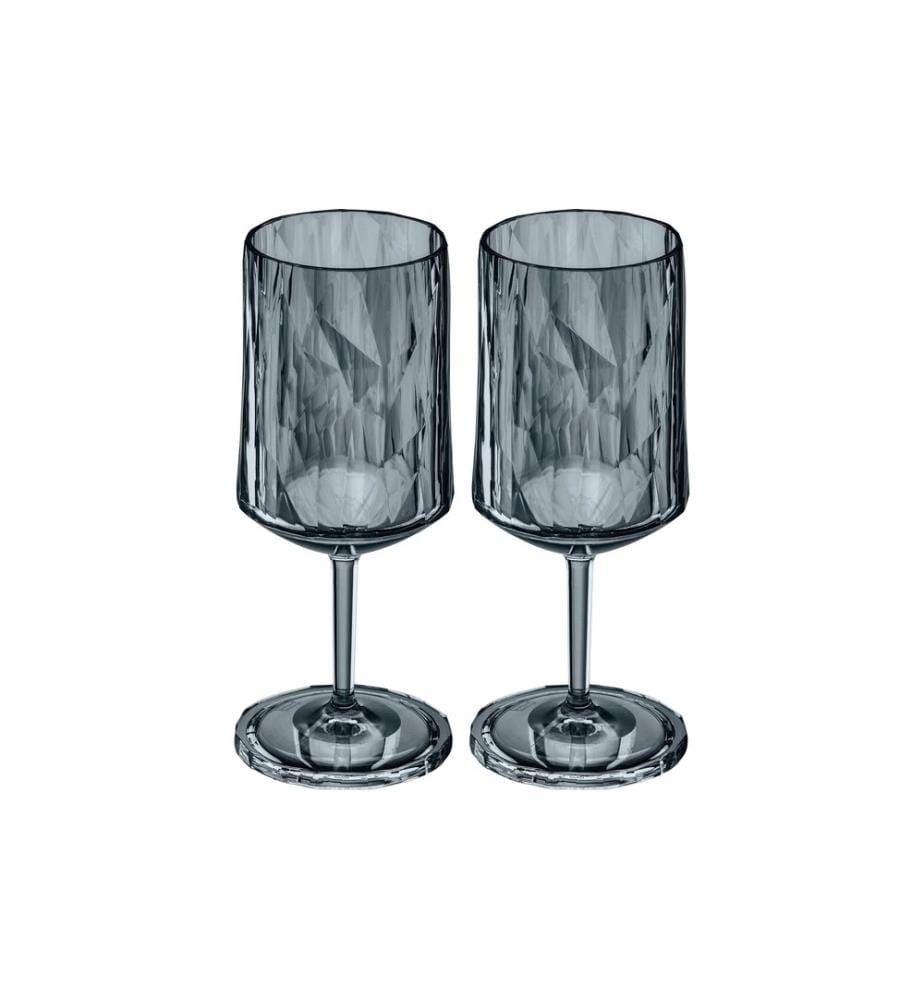 KOZIOL - Verre à cocktail Club No. 4 300 ml, 2 Pièce/s, Gris