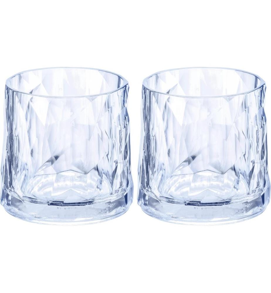 KOZIOL - Verre Club No. 2 250 ml, 2 Pièce/s, Bleu