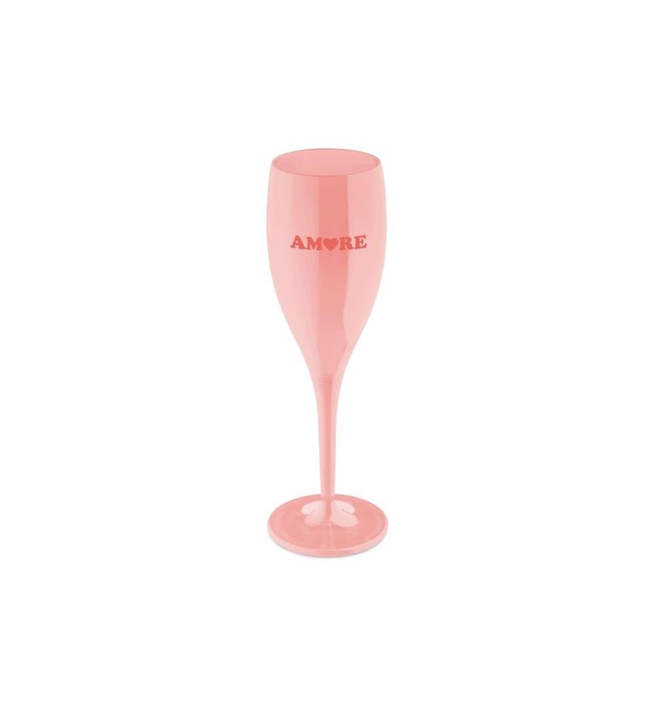 KOZIOL - Verre à champagne Amore 100 ml, 1 Pièce/s, Rose
