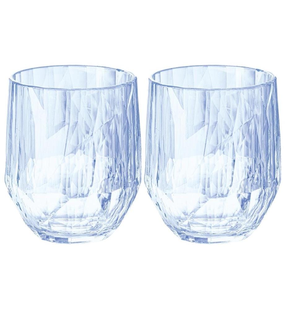 KOZIOL - Verre Club No. 24 300 ml, 2 Pièce/s, Aquamarine
