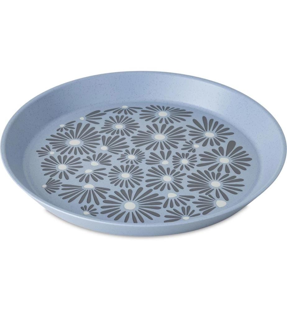 KOZIOL - Assiette non décorative Blomster 1 pièce, Bleu