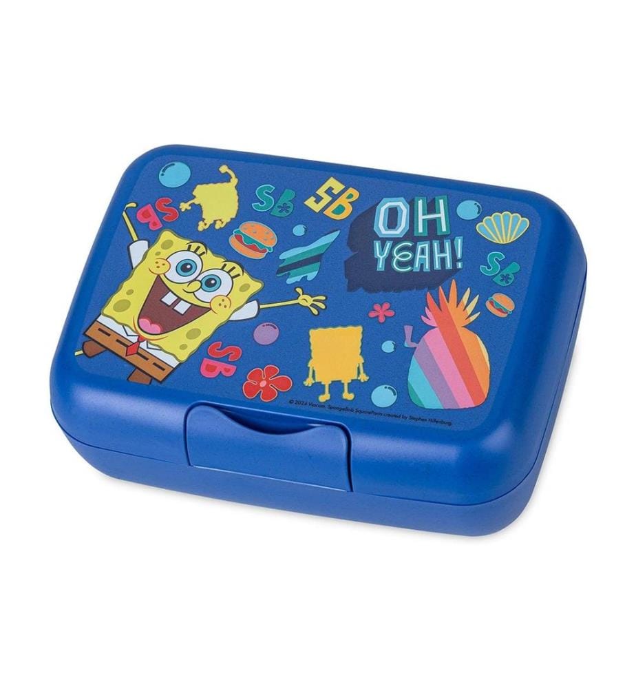 KOZIOL - Boîte casse-croûte CANDY L SPONGEBOB space blue Bleu