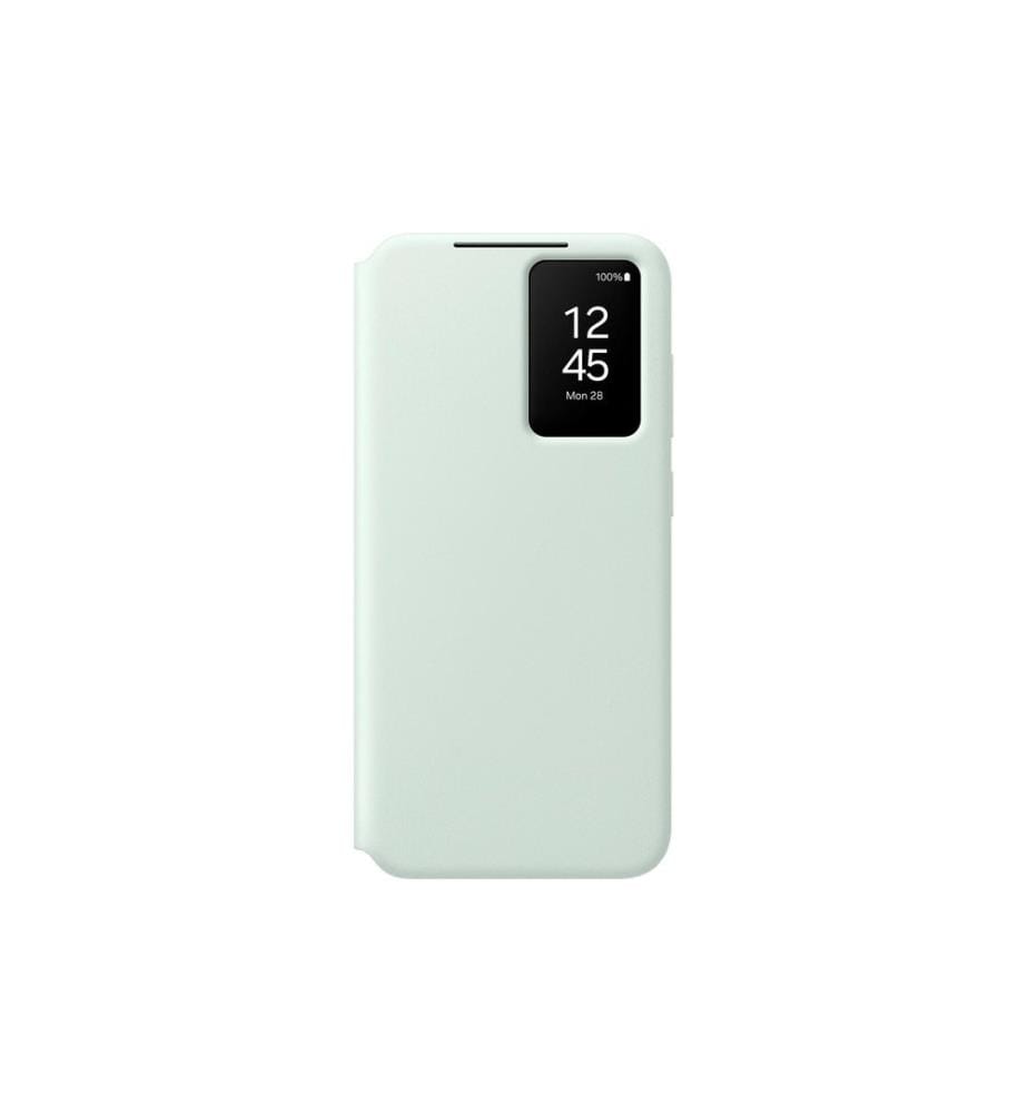 SAMSUNG - Coque arrière Smart View Wallet Galaxy S24 FE Menthe