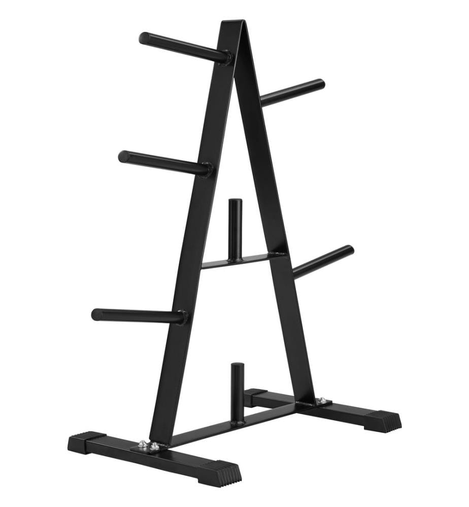 Rack de Rangement pour Poids, Range Disque d'Haltères - noir
