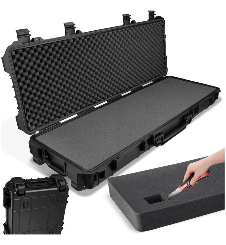 Valise de protection étanche 113,5 x 41 x 16 cm - noir
