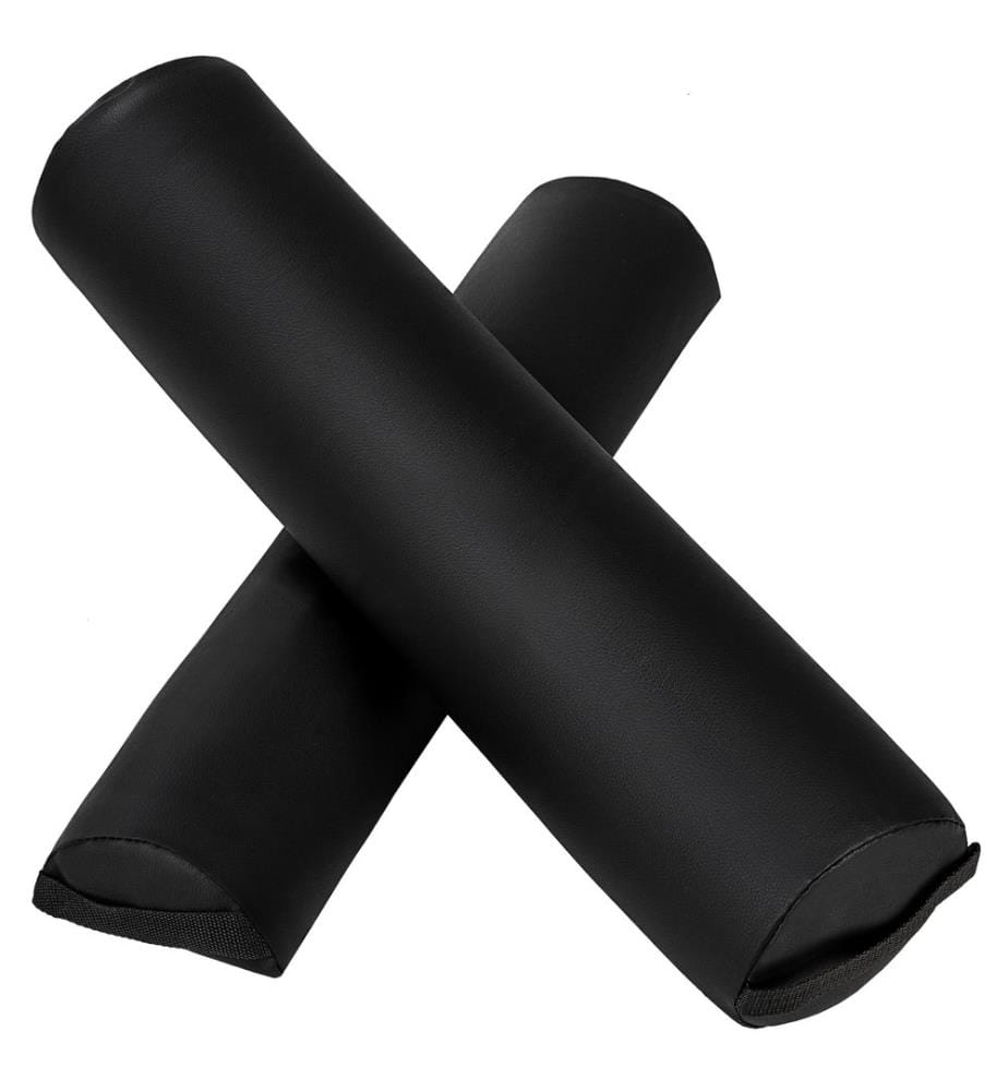 2 coussins de cou et genoux pour table de massage - noir